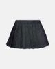 The Frankie Shop The Frankie Shop Blake pleated denim miniskirt - 1