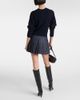 The Frankie Shop The Frankie Shop Blake pleated denim miniskirt - 3