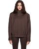 The Frankie Shop The Frankie Shop Brown Kelly Padded Bomber Jacket - 1