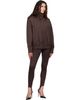 The Frankie Shop The Frankie Shop Brown Kelly Padded Bomber Jacket - 4