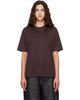 The Frankie Shop The Frankie Shop Burgundy Harper Soft Organic T-shirt - 1