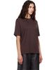 The Frankie Shop The Frankie Shop Burgundy Harper Soft Organic T-shirt - 2