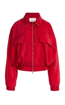 The Frankie Shop The Frankie Shop Drea Sheer Bomber Jacket