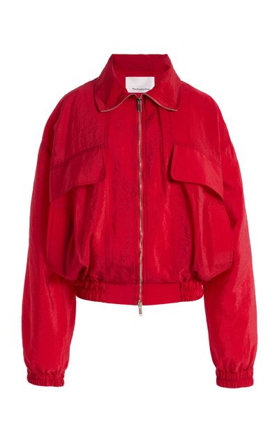 The Frankie Shop The Frankie Shop Drea Sheer Bomber Jacket