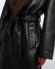The Frankie Shop The Frankie Shop Edra shearling-trimmed wrap coat - 4