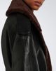 The Frankie Shop The Frankie Shop Edra shearling-trimmed wrap coat - 7