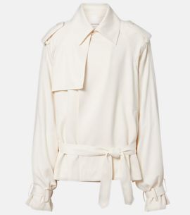 The Frankie Shop The Frankie Shop Elva cropped trench coat