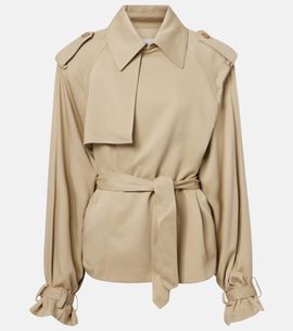 The Frankie Shop The Frankie Shop Elva twill trench coat
