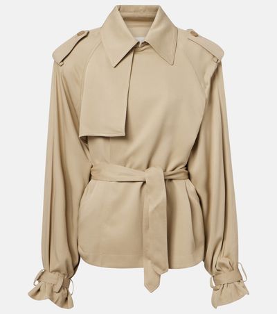 The Frankie Shop The Frankie Shop Elva twill trench coat