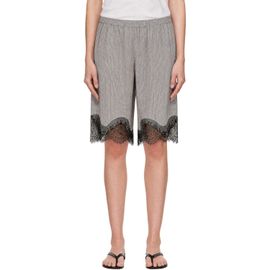The Frankie Shop The Frankie Shop Gray Baxter Lace Bermuda Shorts