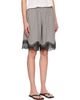 The Frankie Shop The Frankie Shop Gray Baxter Lace Bermuda Shorts - 2