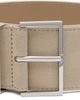 The Frankie Shop The Frankie Shop Gray Evro Suede Leather Belt - 1