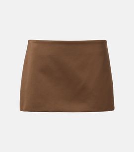 The Frankie Shop The Frankie Shop Hera satin miniskirt
