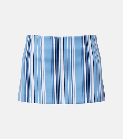The Frankie Shop The Frankie Shop Hera striped cotton-blend miniskirt
