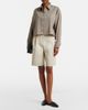 The Frankie Shop The Frankie Shop Marfa pleated cotton Bermuda shorts - 2