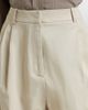 The Frankie Shop The Frankie Shop Marfa pleated cotton Bermuda shorts - 3