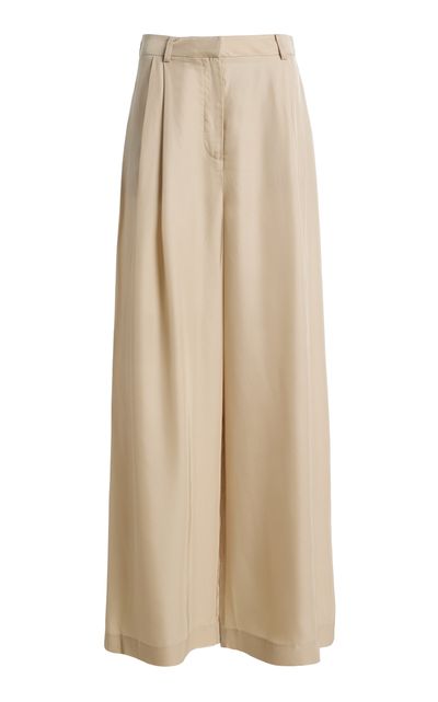 The Frankie Shop The Frankie Shop Marfa Pleated Twill Trousers