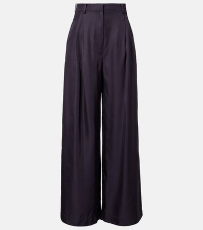 The Frankie Shop The Frankie Shop Marfa pleated twill wide-leg pants