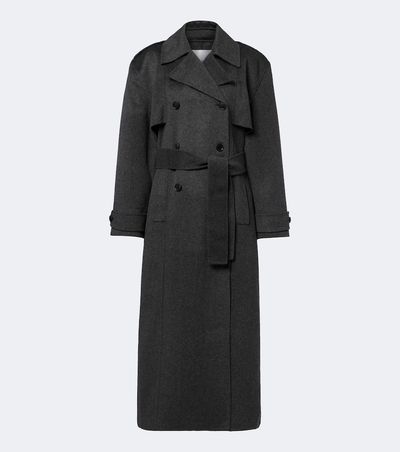 The Frankie Shop The Frankie Shop Nikola belted wool and cashmere coat
