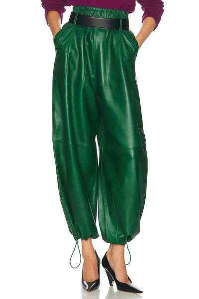 The Frankie Shop The Frankie Shop Oakdale Leather Track Pants