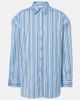 The Frankie Shop The Frankie Shop Oana striped cotton-blend shirt - 1