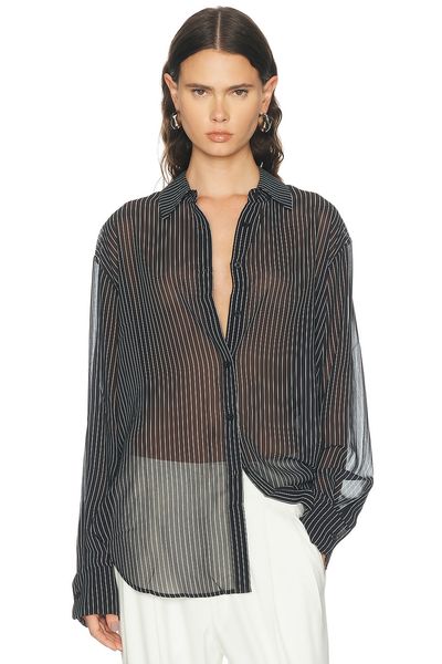 The Frankie Shop The Frankie Shop Peri Striped Shirt