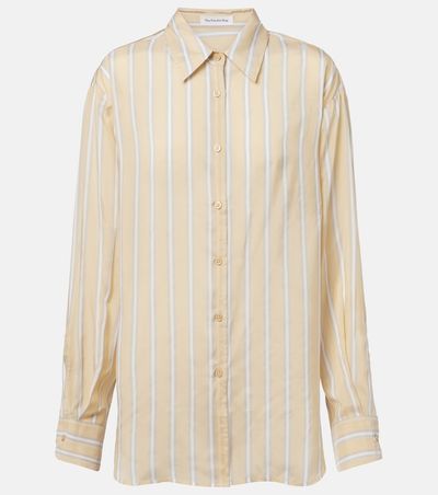 The Frankie Shop The Frankie Shop Peri striped twill shirt