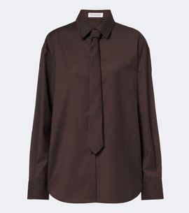 The Frankie Shop The Frankie Shop Peri tie-neck shirt