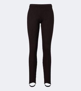 The Frankie Shop The Frankie Shop Piuma ribbed-knit wool stirrup leggings
