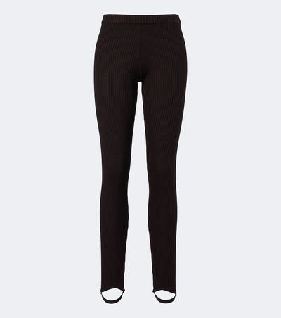 The Frankie Shop The Frankie Shop Piuma ribbed-knit wool stirrup leggings