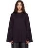The Frankie Shop The Frankie Shop Purple Rio Oversized Sleeve Long Sleeve T-shirt - 1