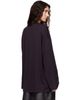 The Frankie Shop The Frankie Shop Purple Rio Oversized Sleeve Long Sleeve T-shirt - 3