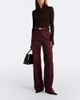 The Frankie Shop The Frankie Shop Sade ribbed-knit wool and silk half-zip sweater - 6