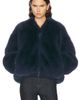 The Frankie Shop The Frankie Shop Senna Faux Fur Collarless Jacket - 1