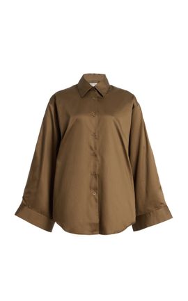 The Frankie Shop The Frankie Shop Tila Cotton WideSleeve Shirt