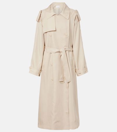The Frankie Shop The Frankie Shop Veyron ovesized twill trench coat