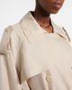 The Frankie Shop The Frankie Shop Veyron ovesized twill trench coat - 3