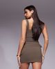 The Frolic The Frolic exclusive bengaline mini skirt in chocolate - part of a set-Brown - 2