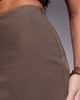 The Frolic The Frolic exclusive bengaline mini skirt in chocolate - part of a set-Brown - 4