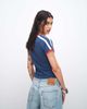 The Frolic The Frolic Exclusive cotton-rich England script soccer baby tee in navy - 3