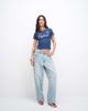 The Frolic The Frolic Exclusive cotton-rich England script soccer baby tee in navy - 4