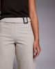 The Frolic The Frolic exclusive cotton denim metal belt detailing wide leg pants in beige-Neutral - 4