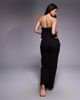 The Frolic The Frolic exclusive cotton rich cheesecloth broderie tie waist wide leg beach pants in black - part of a set - 3