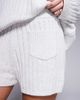 The Frolic The Frolic exclusive cotton rich ribbed knit pocket front micro shorts in gray - part of a set - 4