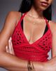 The Frolic The Frolic exclusive crochet halterneck maxi dress in red - 4