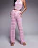 The Frolic The Frolic exclusive crochet pants in pink - part of a set - 3