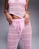 The Frolic The Frolic exclusive crochet pants in pink - part of a set - 4
