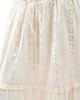 The Frolic The Frolic exclusive eyelet shirred waist tiered maxi skirt in cream - part of a set-White - 2