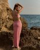 The Frolic The Frolic exclusive glitter tie side maxi sarong in pink - part of a set - 3