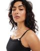 The Frolic The Frolic exclusive lace trim jersey cami pajama top in black - part of a set - 3